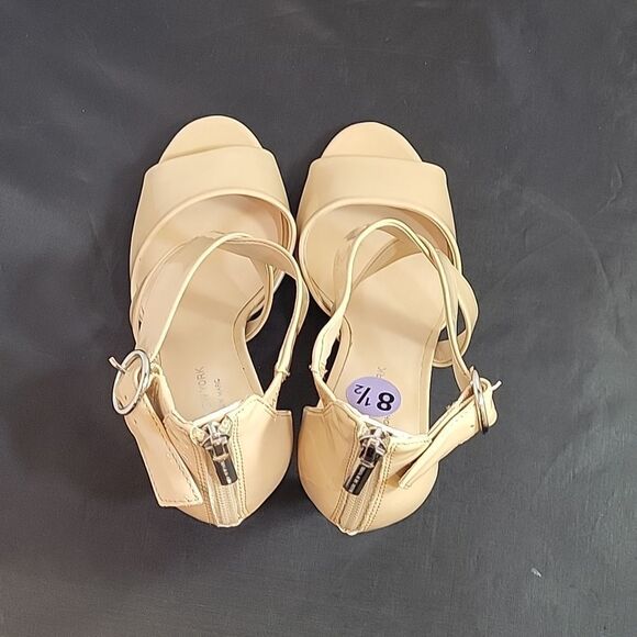 BRAND NEW MARC ANDREW CRISSCROSS STRAP BACK ZIP CLOSURE OPEN TOE SANDAL - Picture 5 of 14